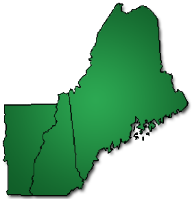 Maine New Hampshire Vermont Map